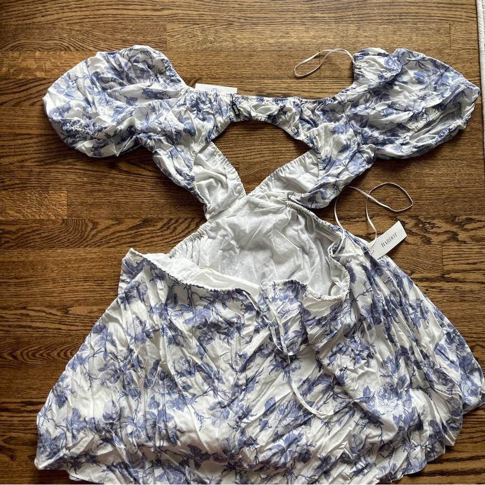 Bardot Eden Floral Mini Dress Size 10 - Picture 2 of 7